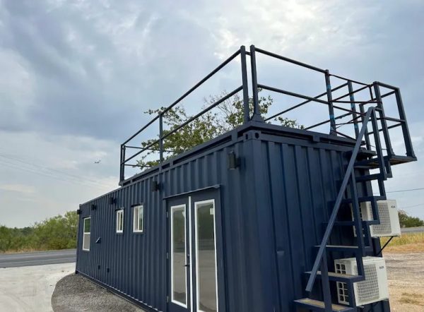 Shipping Container Tiny Home 40 ft with Full Bathroom CONTAINER