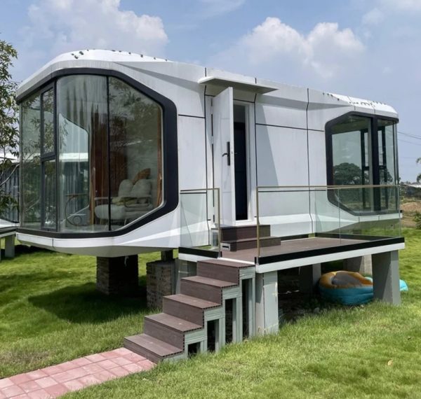 Tiny Home Capsule (40ft) with FULL BATH CONTAINERADU