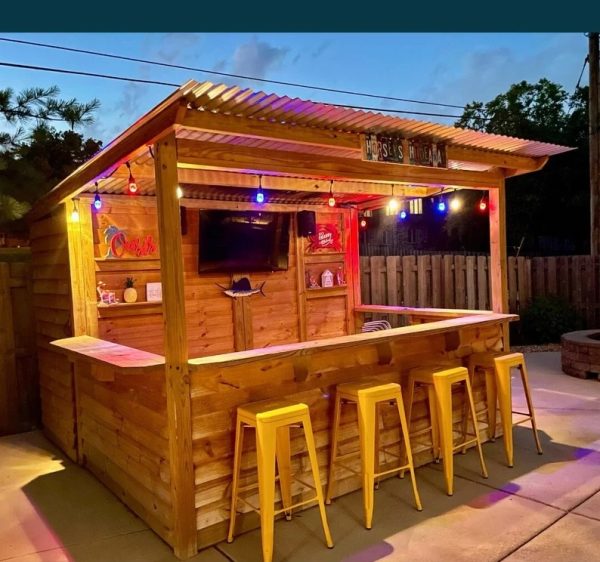 Bar with Storage Shed - The Storehouse 10 x 10